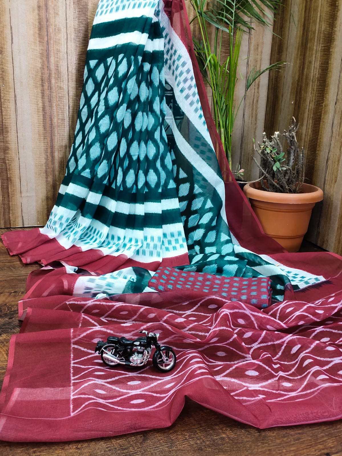 VK 4035 Designer Soft Linen Printed Non Catalog Sarees Wholesale Price IN Surat